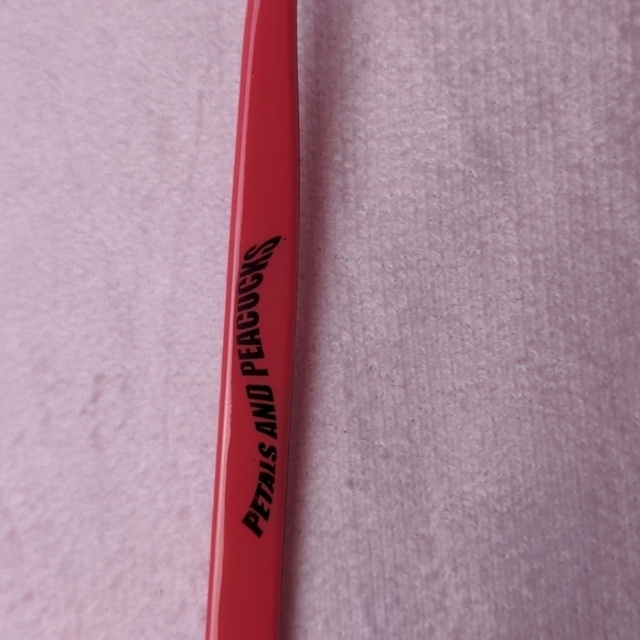 Petals and Peacocks Bright Pink Cat Eyes Sunglasses - Picture 4 of 5